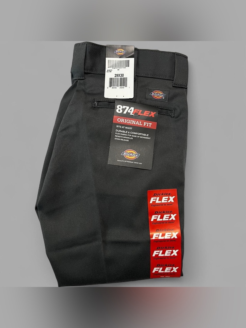 NWT Dickies 874 Flex Original Fit Straight Leg Utility Work Pants. Size 29x30.